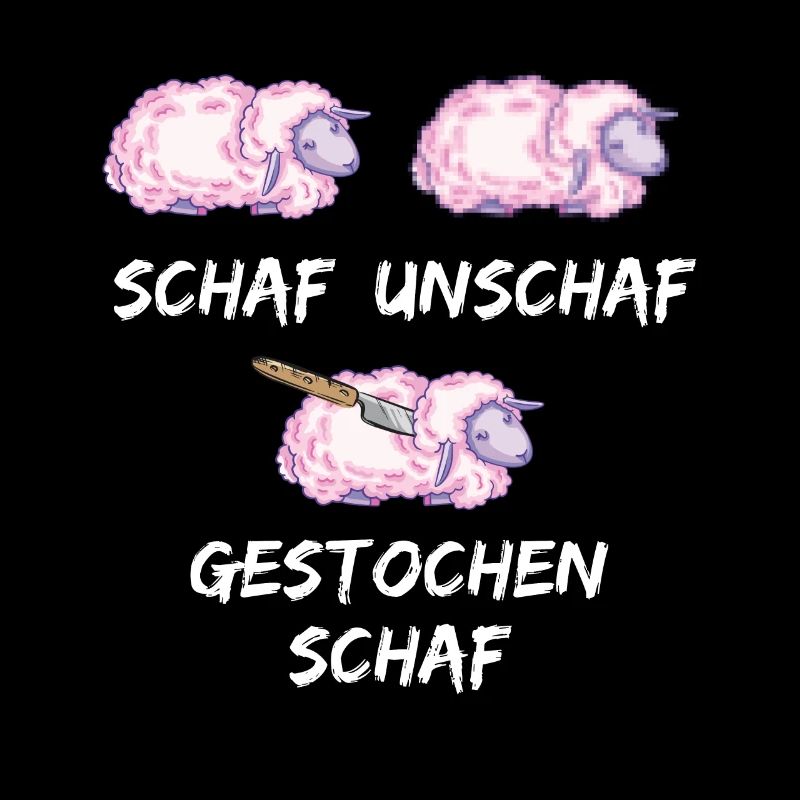 Schaf Herren Gestochen Schaf Unschaf Lustiger