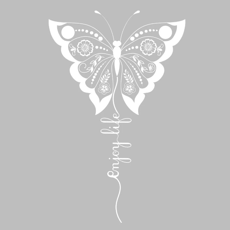Floral Butterfly Script