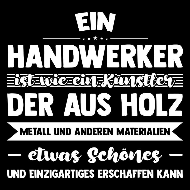 Handwerker Beruf Werkstatt Geschenk
