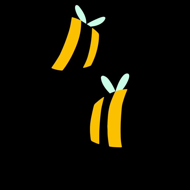 Biene glücklich