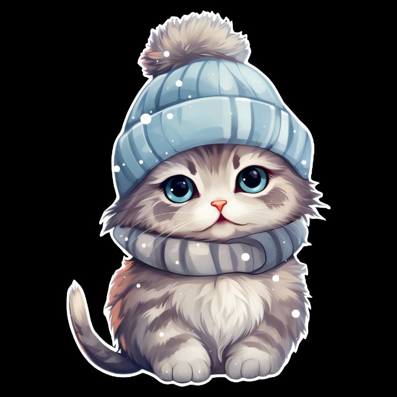 Winter Katze