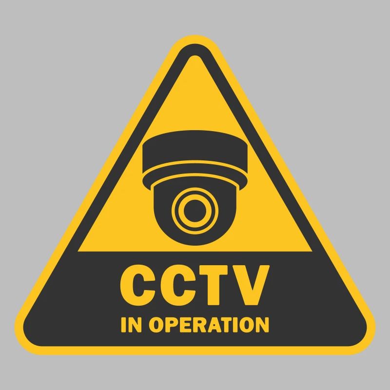 Security cameras in use symbol icon. Fixed CCTV