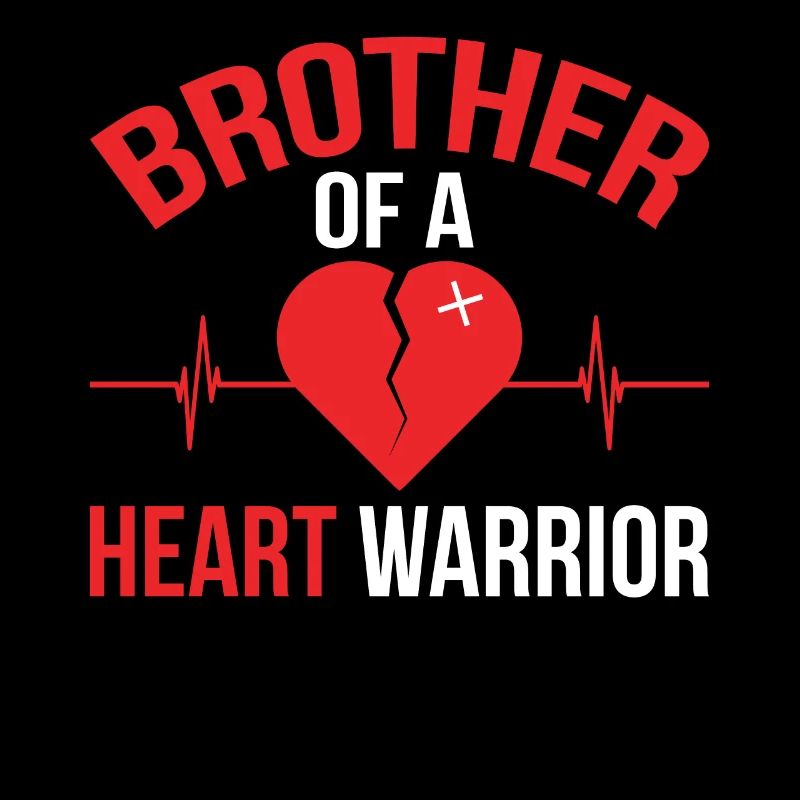 Stolzer Bruder Herzerkrankung Heart Warrior
