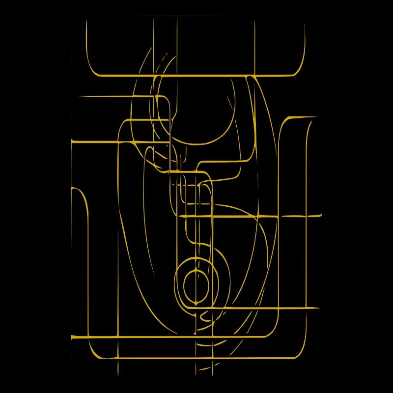 Abstract design (yellow)