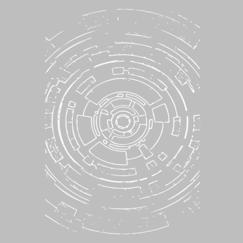 Abstract circles (white)