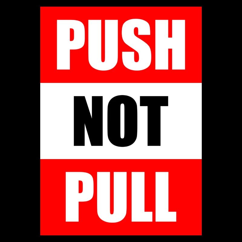Push not pull