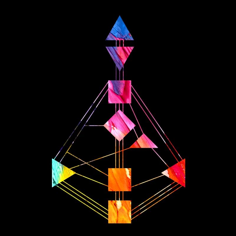 Tableau de conception humaine coloré 1