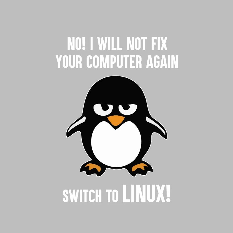 Programming computer science gift · Linux