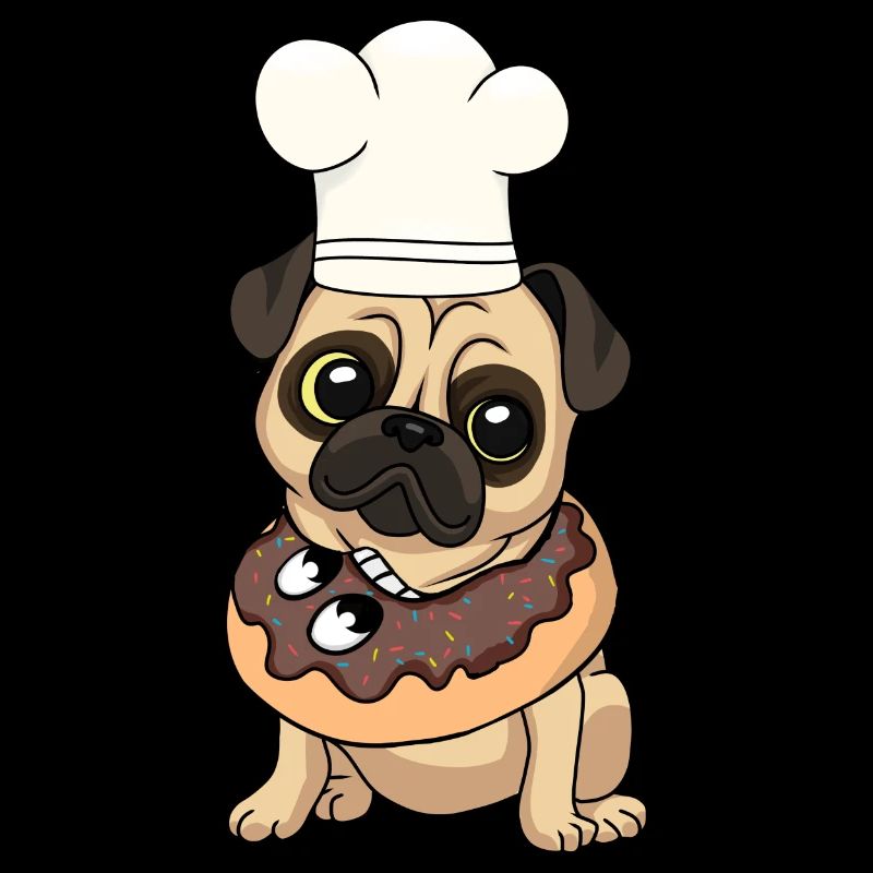 Mops Hund Hunde Kinder Kind Weihnachtsgeschenk