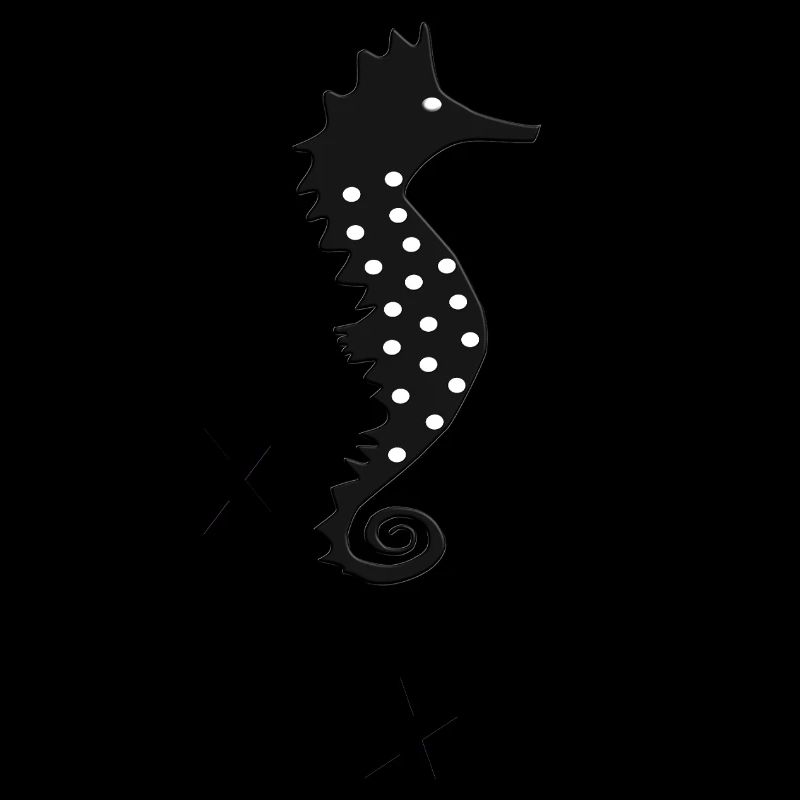 Hippocampe noir Hippocampe noir