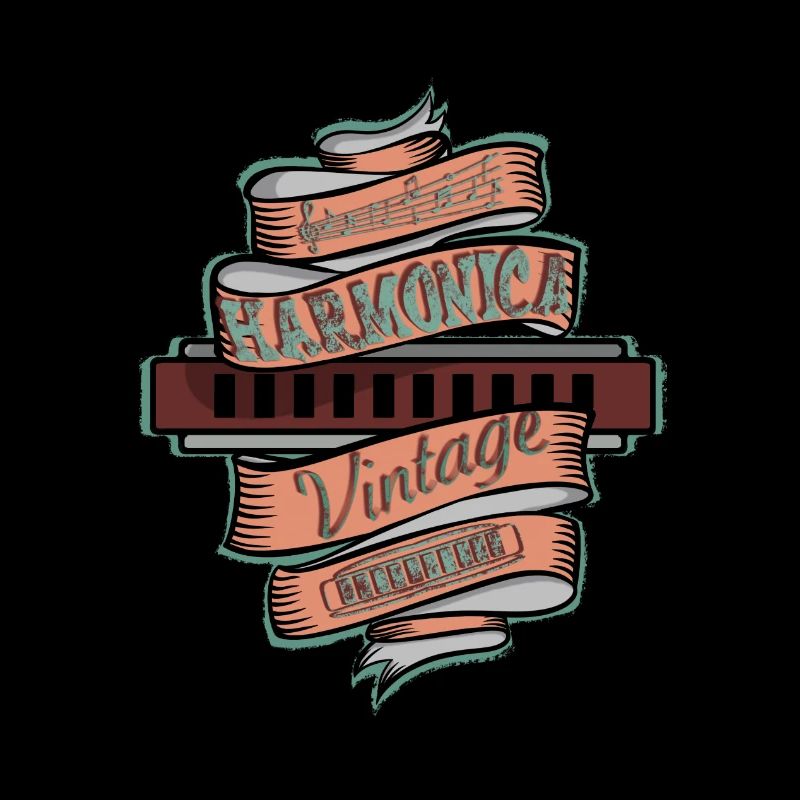 Vintage harmonica for harmonica player