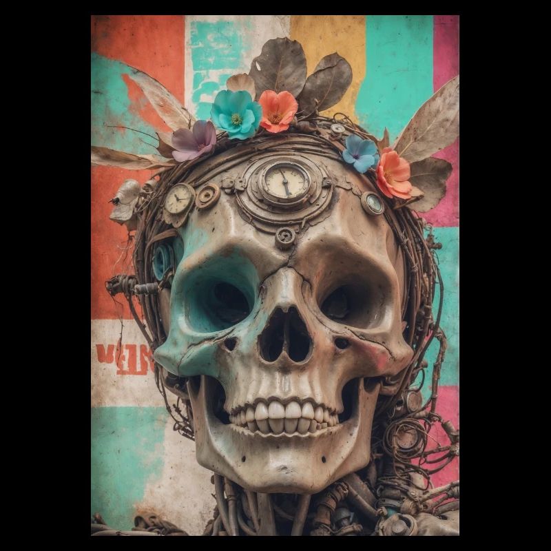 Color Skull 70´s