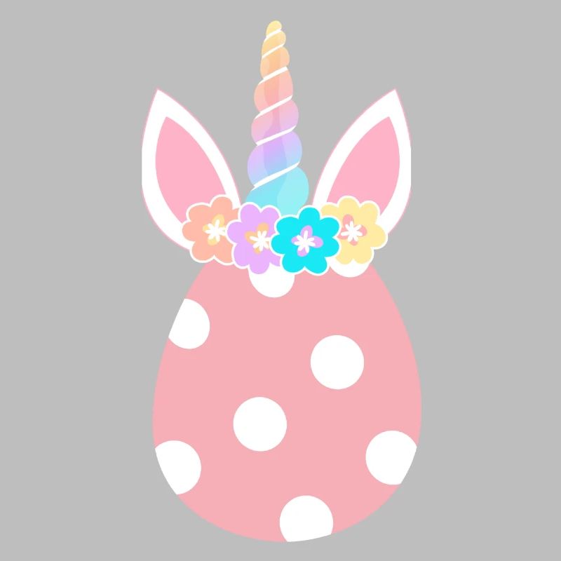 Osterei Einhorn Regenbogen