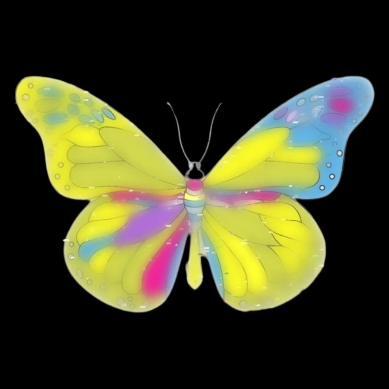 Bunte Schmetterling