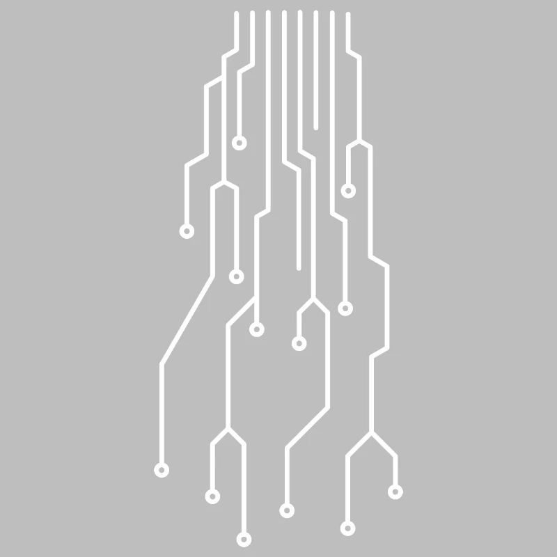 Futuristic computer circuit board