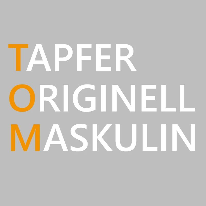 Tom Name Geschenk