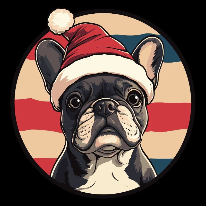 Buldog Français Chien Noël