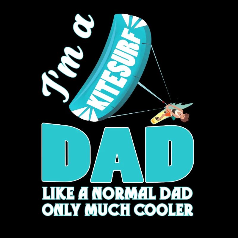 Je suis un papa de kitesurf comme un papa normal, beaucoup plus cool