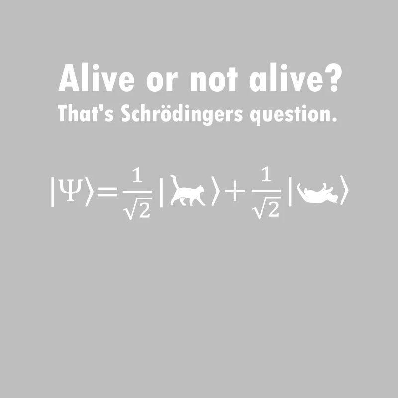 Schrödinger's Cat - Physicist Gift Physics Nerd