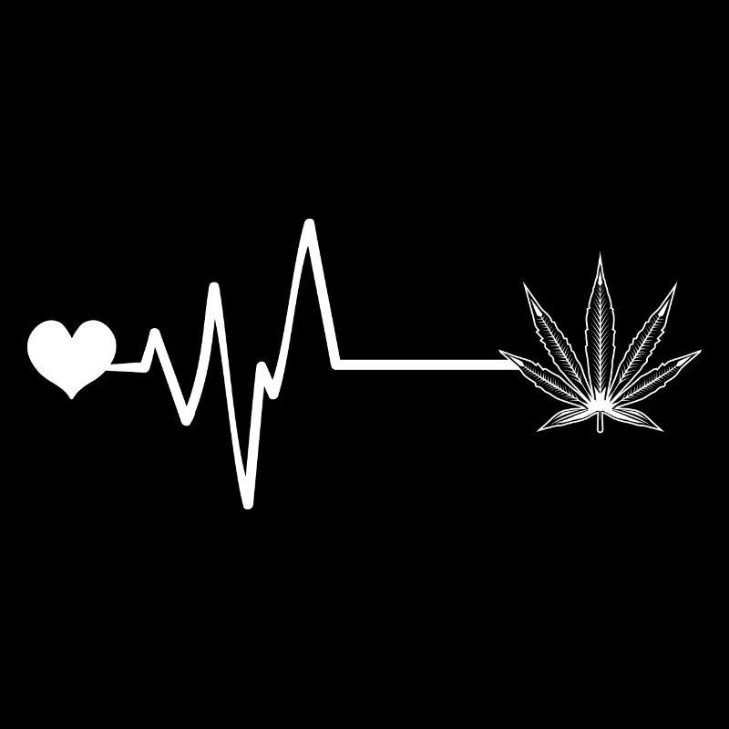 Feuille de chanvre Pulse Heartbeat Cannabis