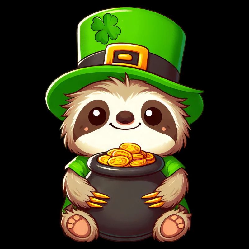 Paresseux doré de la Saint-Patrick