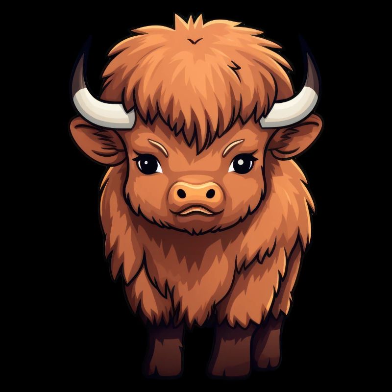 Bébé bison buffle