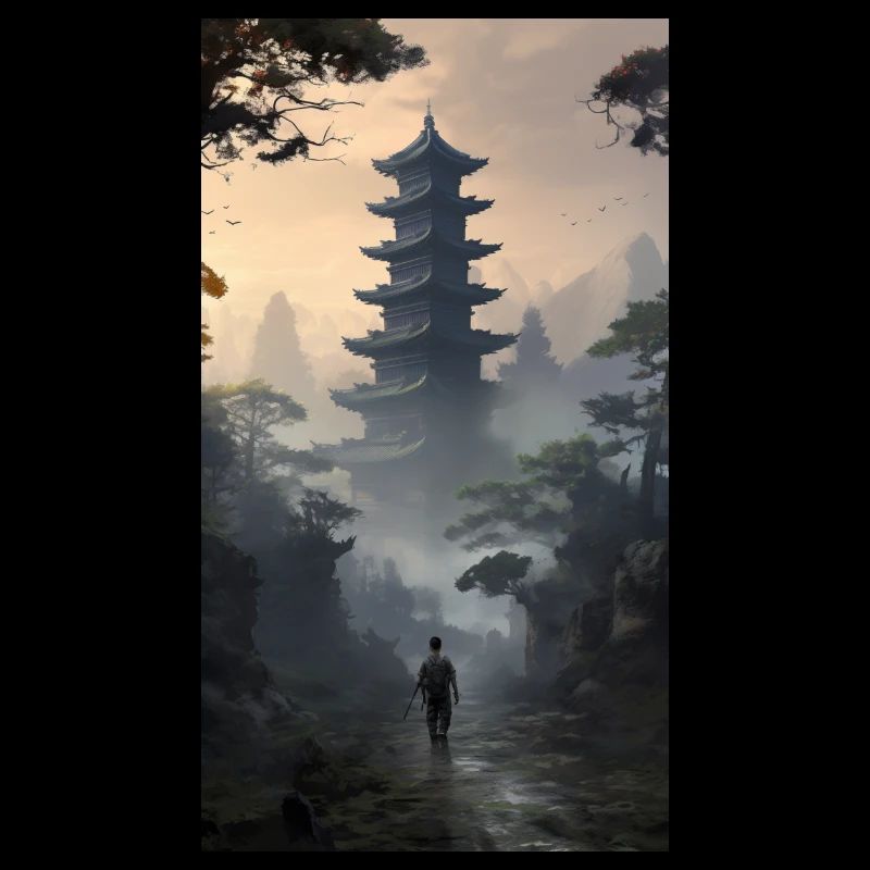 Apocalyptic adventure with temple
