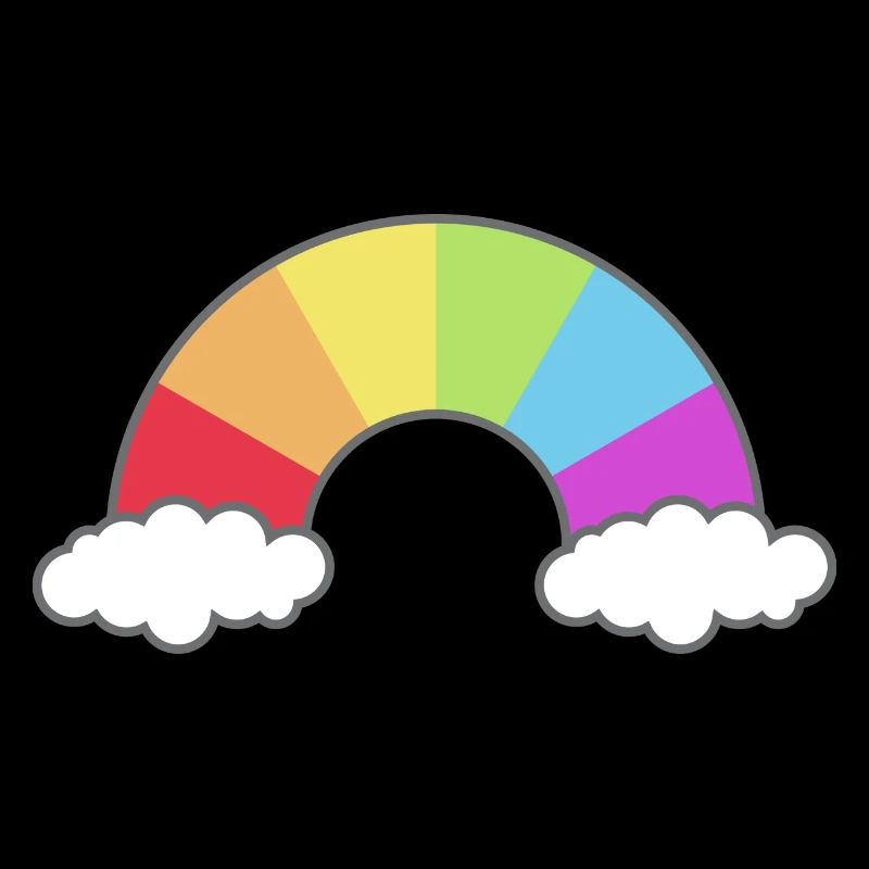 Spezieller Regenbogen - Vertikale Streifen