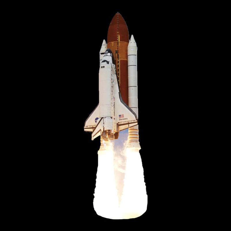 Lancement de la navette spatiale