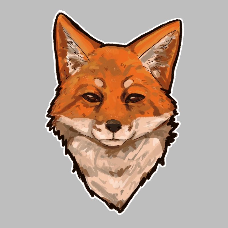 Fox head Foxhead Foxdrawing Art