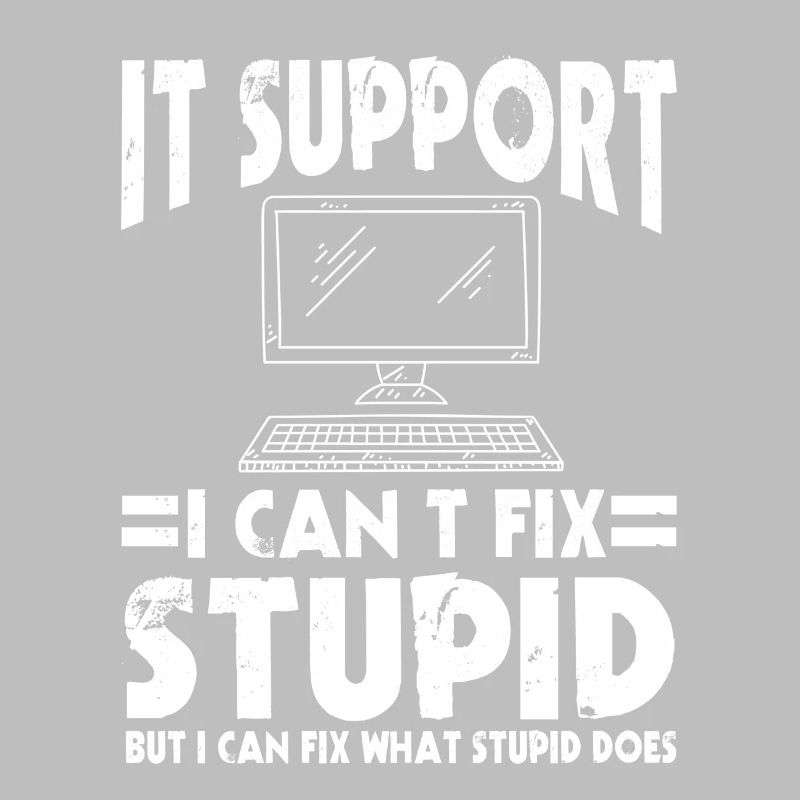 Ironic IT Support Computer Gift