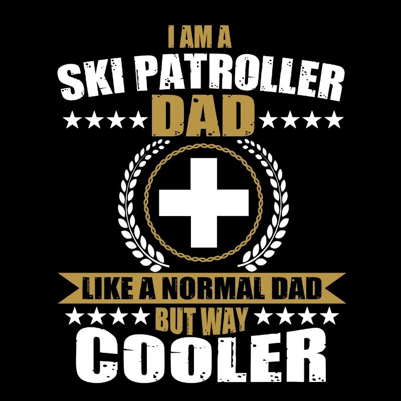 Drôle de skipatroller Papa Slopes Urgence
