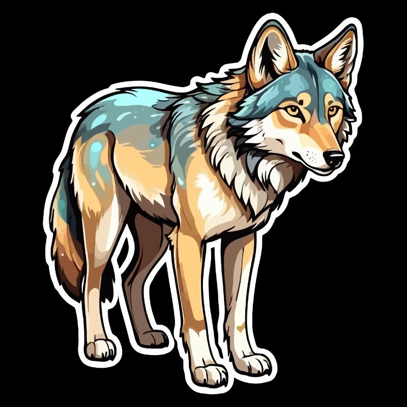 Wolf Fantasy Illustration