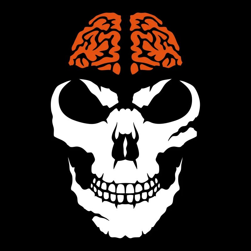 brain brain death brain skull