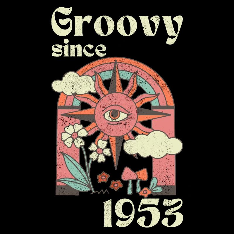 Groovy since 1953 mit Retro Grafik