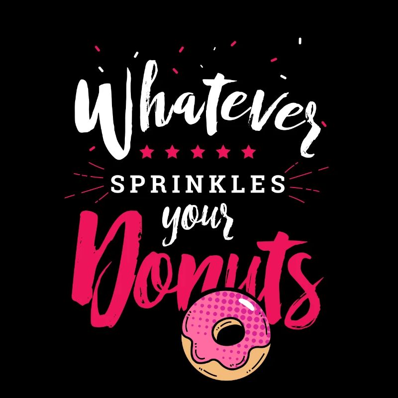 Donuts sweet chocolate logo gift delicious lover