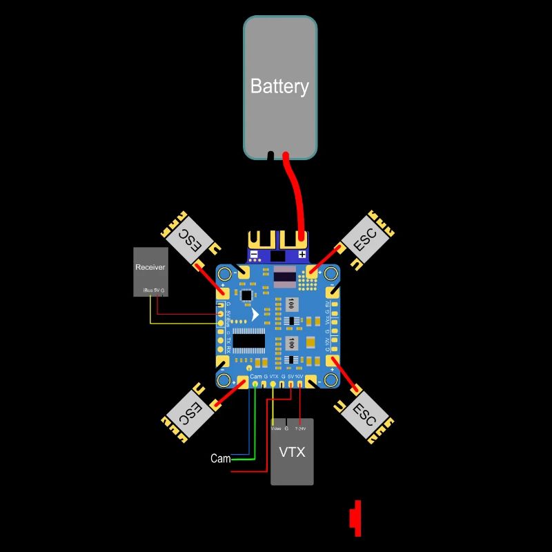 Copter Construction, FPV Copter FC, Esc, Engine, Drone