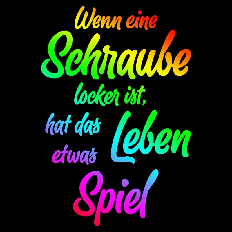 Wenn eine Schraube locker ist, ...