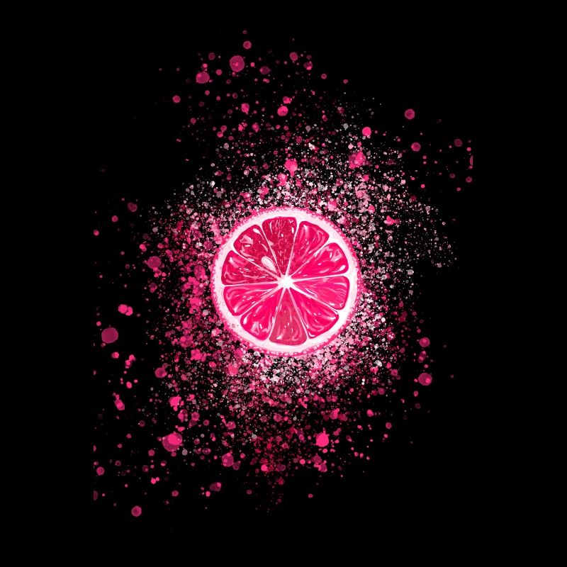 zitrone,pink,graffiti,pop-art