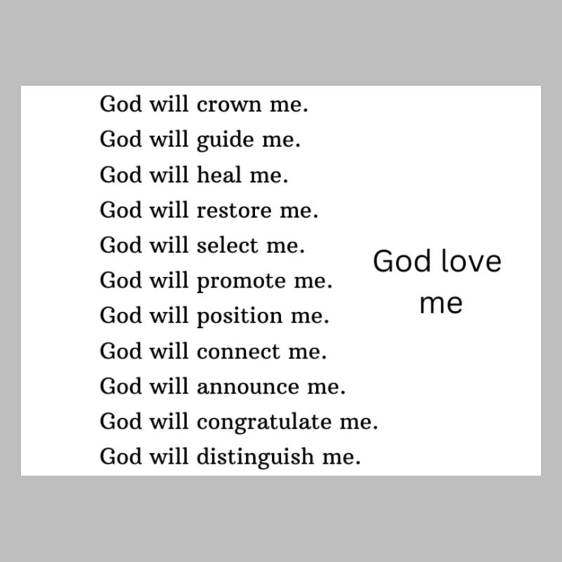 God