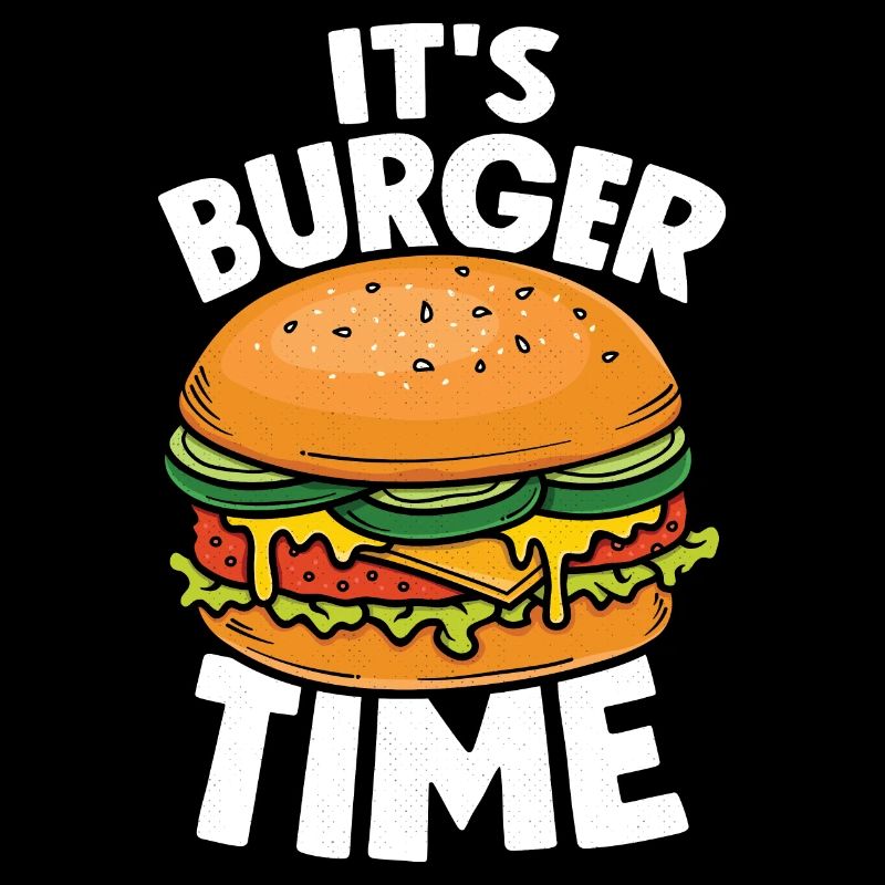 C’est l’heure du hamburger Pain à la viande Hamburger