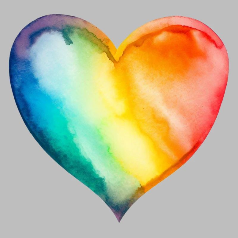 Rainbow Heart