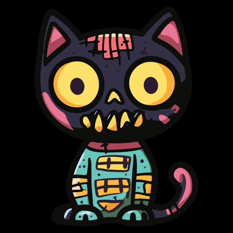 Cat Halloween Funny