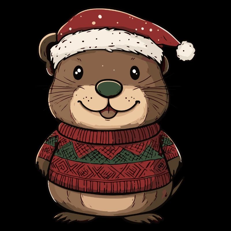 Bande dessinée de Noël castor