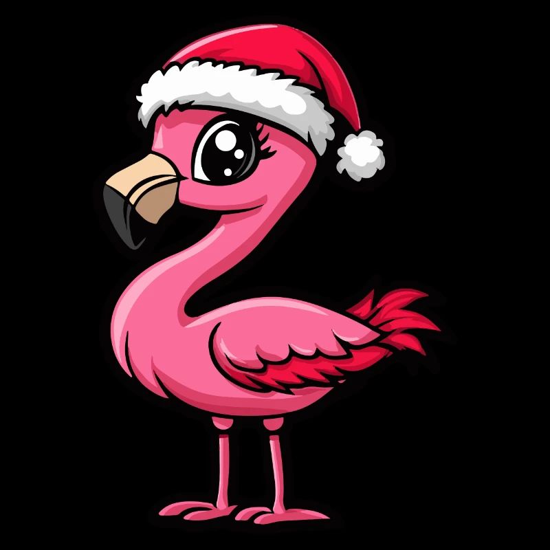 Flamingo Christmas Cute
