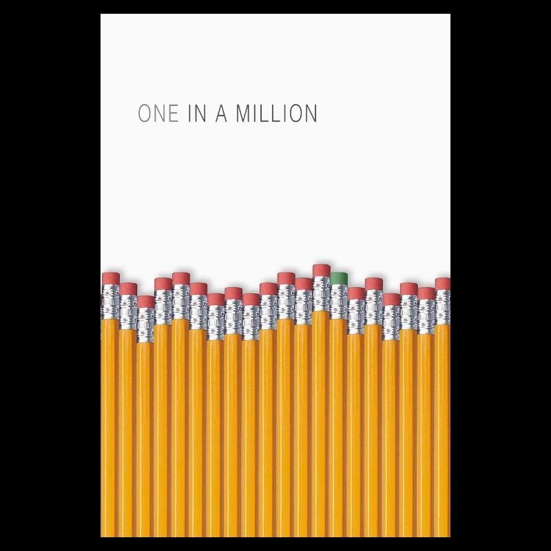 One in a Million Minimalist Statement