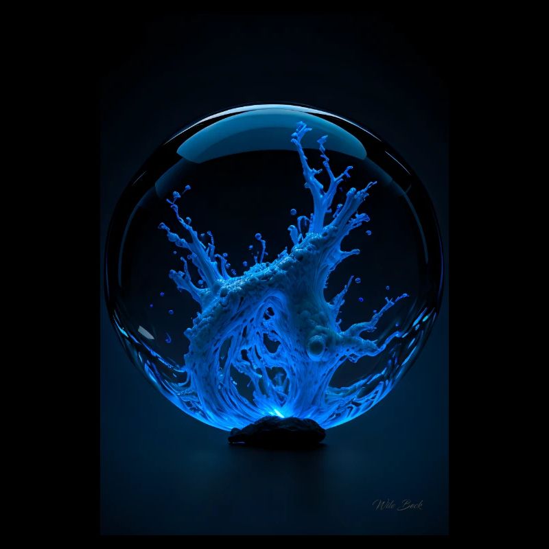 Kaos dans une bulle bleue 4