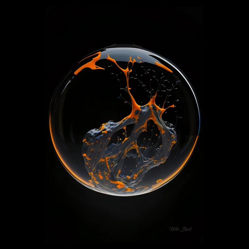 Kaos dans une bulle orange 4