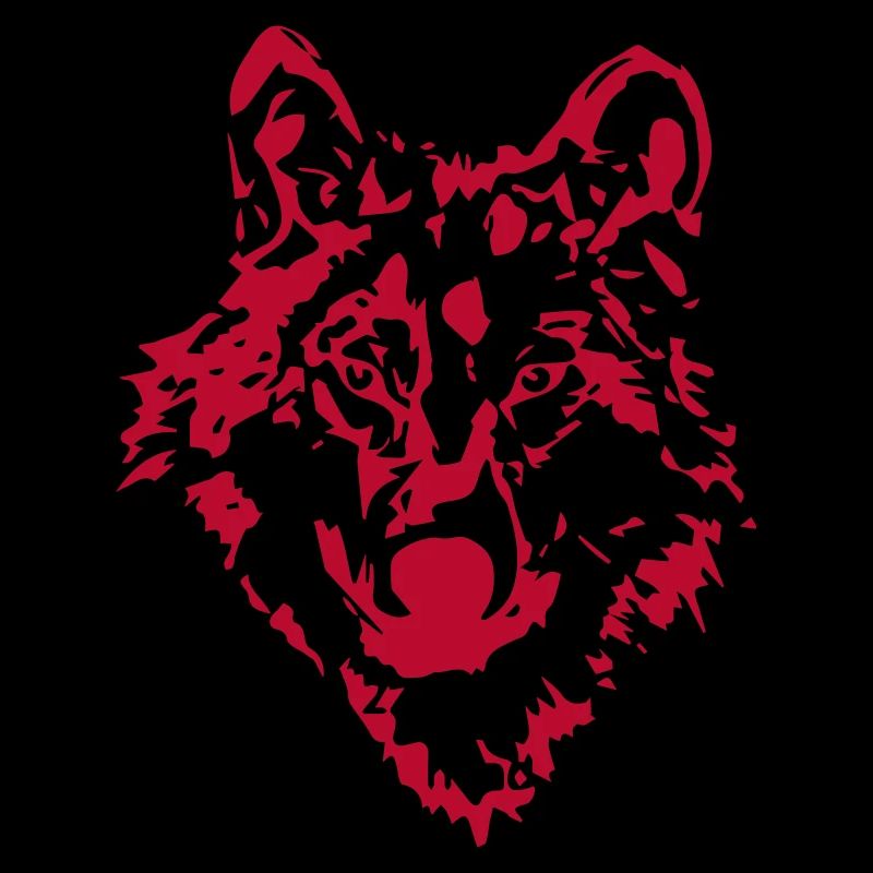 Wolf Tier Zeichnung