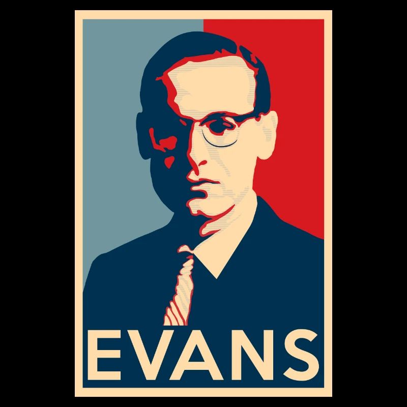 Bill Evans Hope Poster - Grands de l'histoire du jazz